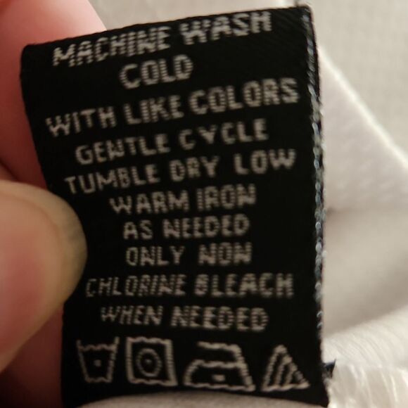 Westy White and Gray Button-Up Women's XL Jersey Top - Picture 5 of 5